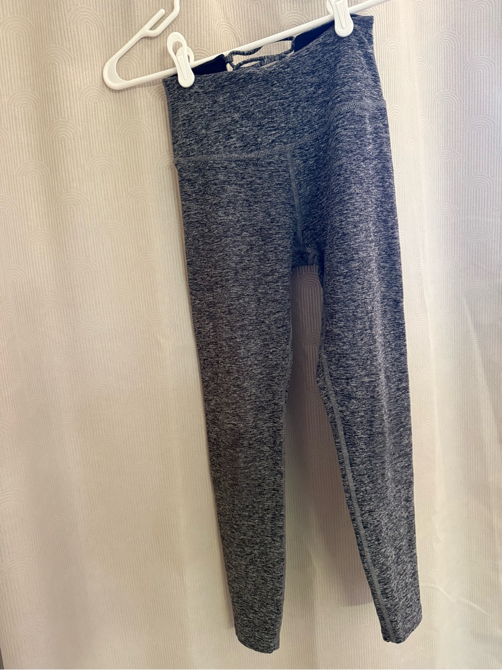 Beyond Yoga Gray Marled Leggings